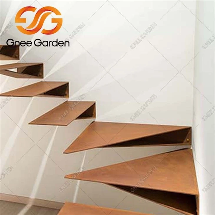 Weathering Steel spiral staircase