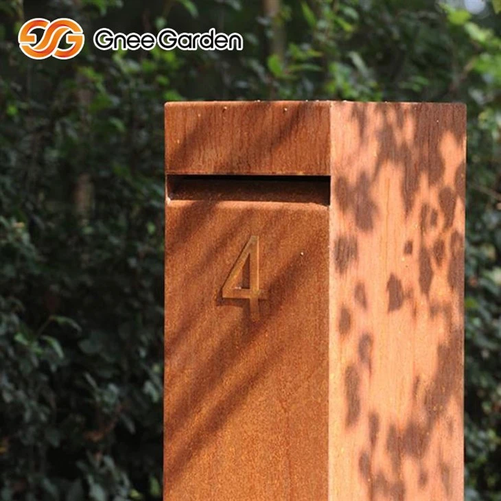 Corten Letter Box
