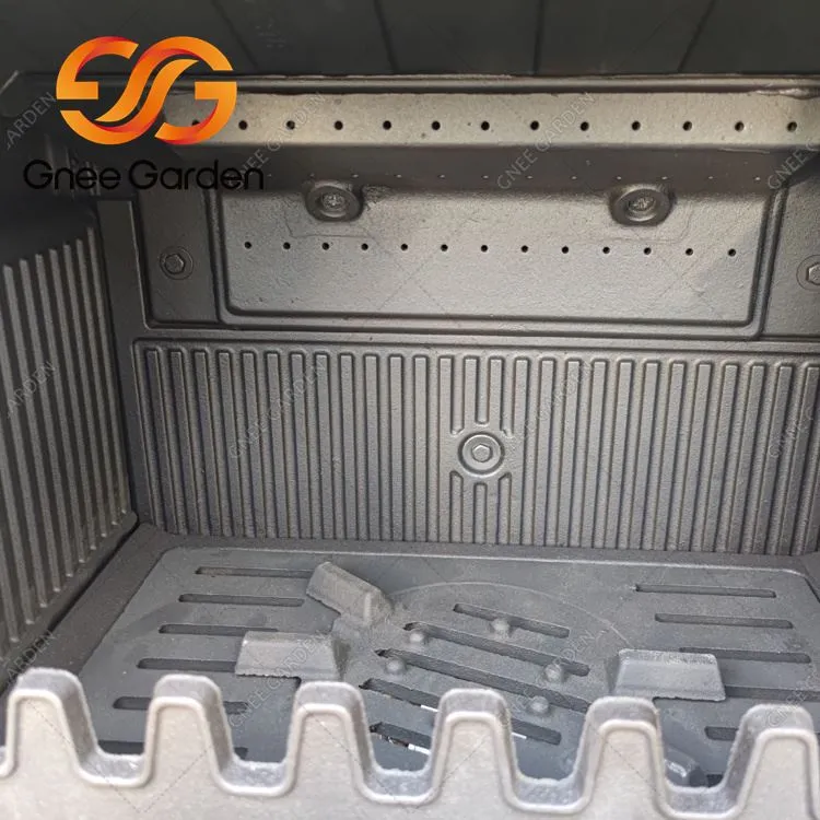 Ichki isitish uchun quyma temir kaminlar