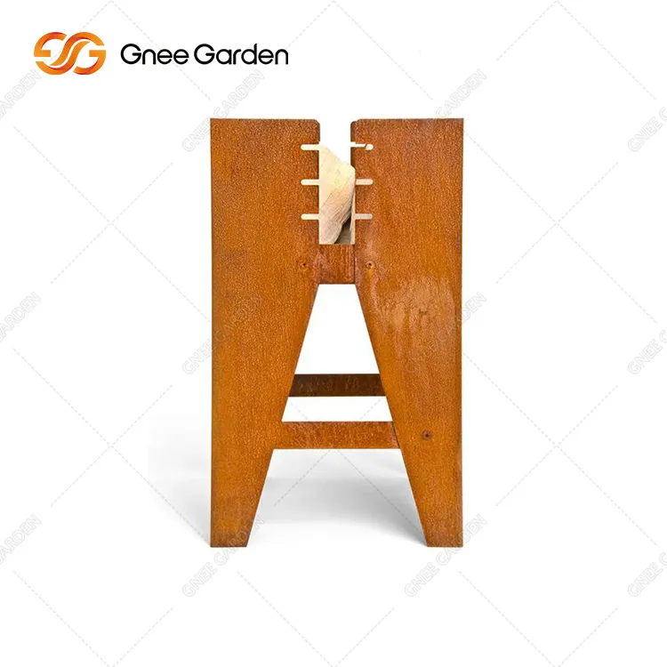 Corten Steel Barbekyu Grill Barbekyu