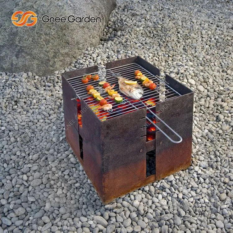 Corten Steel ko'mir panjaralari