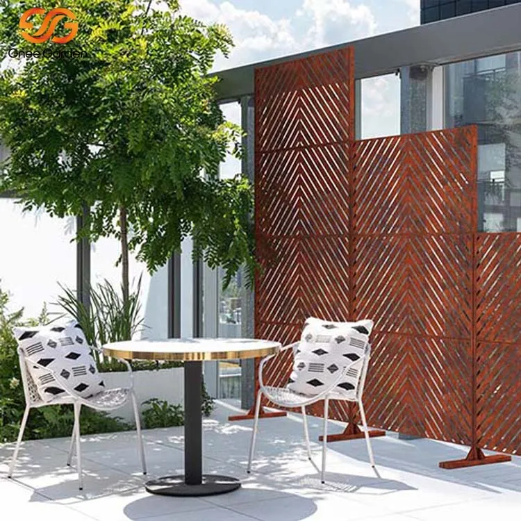 Corten Steel metall dekorativ ekranlar