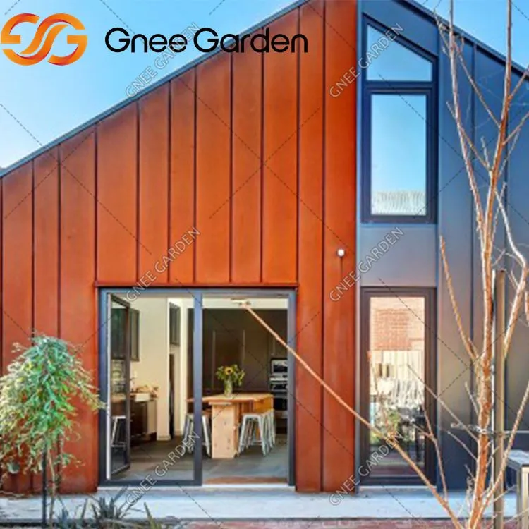 Yalpi Corten temir pardalari devorlari