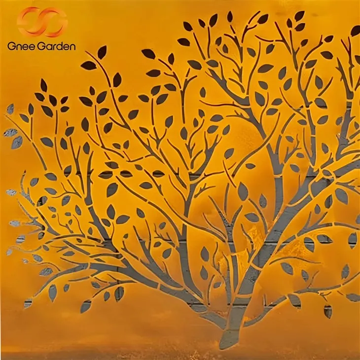 Lazer - Patio uchun Corten temir ekranlarini kesing