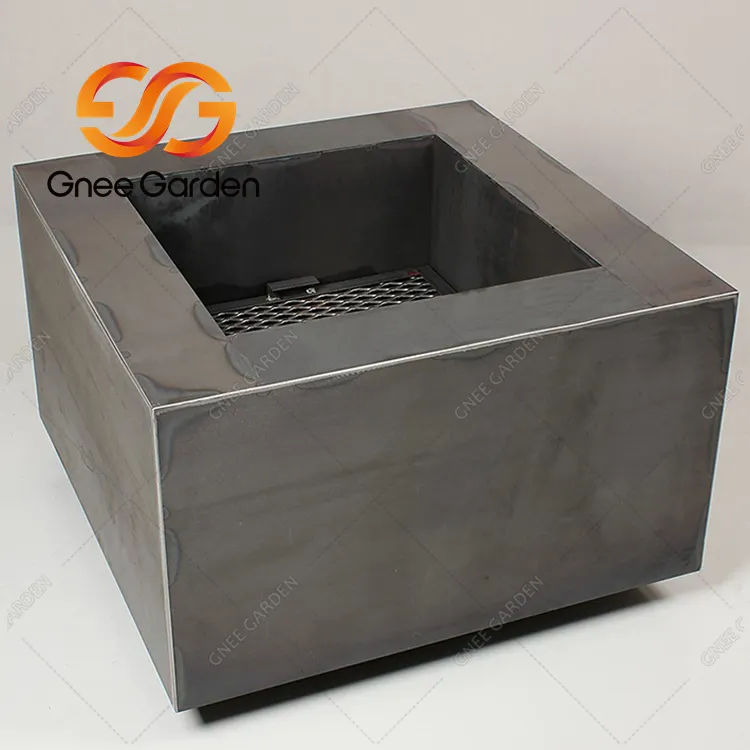 To'rtburchakli stol usti kamin