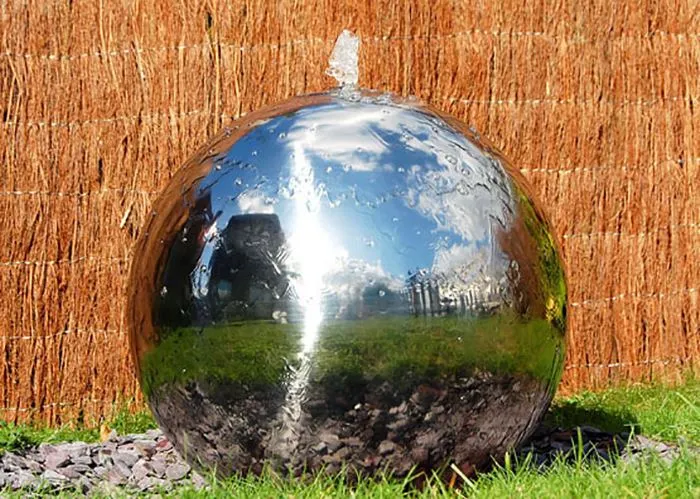 Zanglamaydigan po'latdan yasalgan shar suv xususiyati