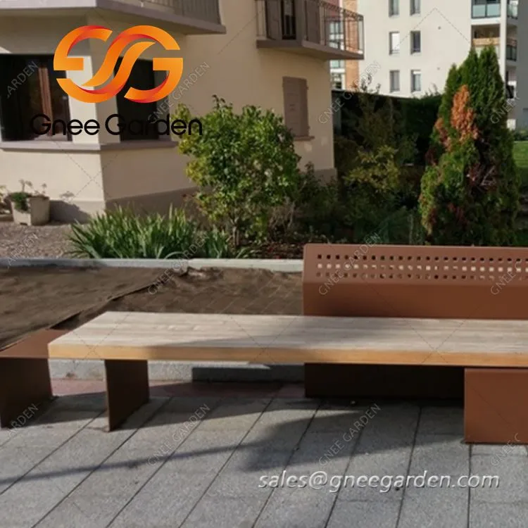 Ob-havoga chidamli po'latdan yasalgan tashqi mebel